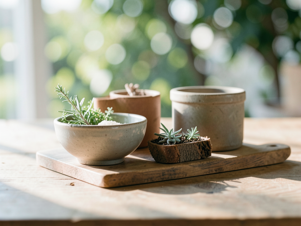 Cocina moderna con diseño sostenible
